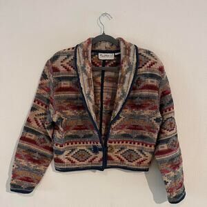 Western tapestry jacket size small